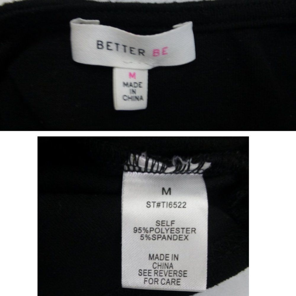 Better Be Black Long Sleeve Keyhole Crop Top - Picture 5 of 9